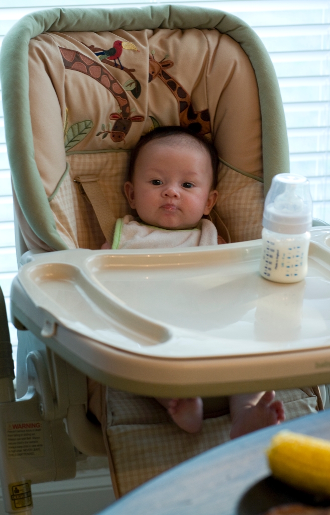 Sophia-2.jpg - My First Meal In My High Chair